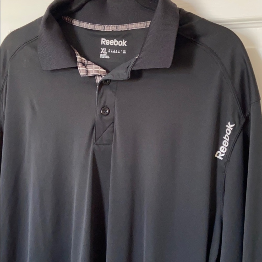 Performance material collard Reebok shirt - Picture 2 of 2